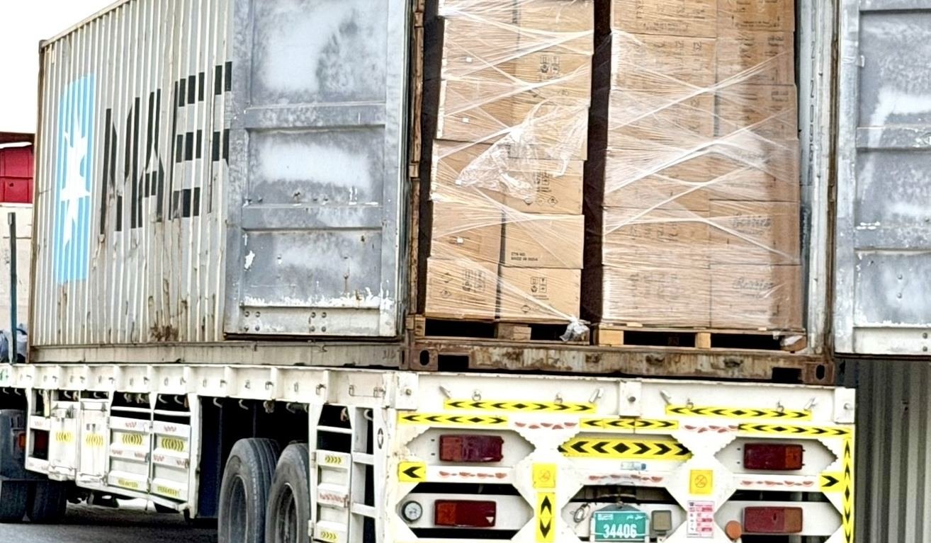 Contenedor de exportación ARABEXGO desde Dubai